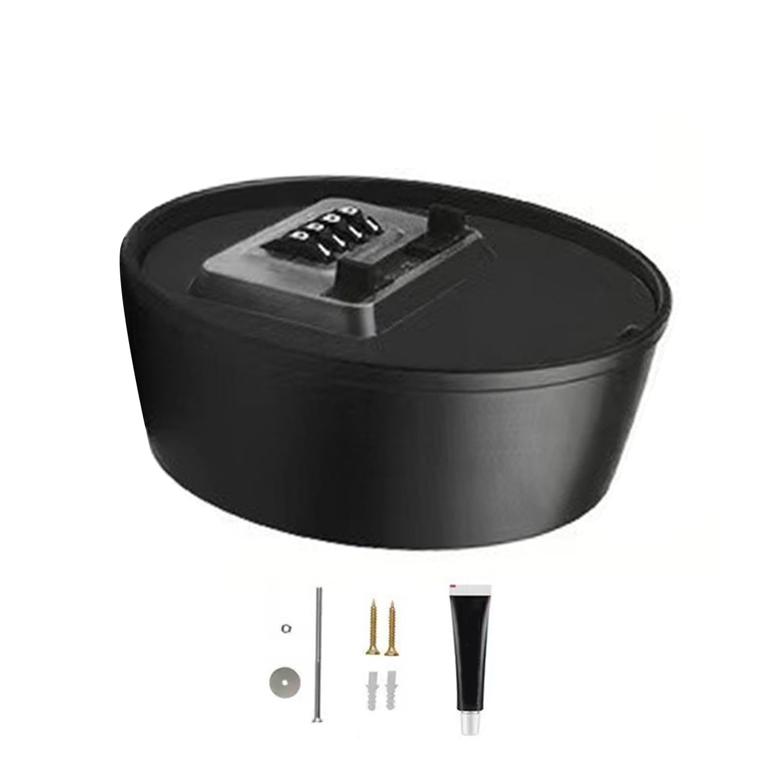 Multifunctional Small Key Storage With Customizable Code Not Drilling Required Adhesive Security Key Case Combination Lock