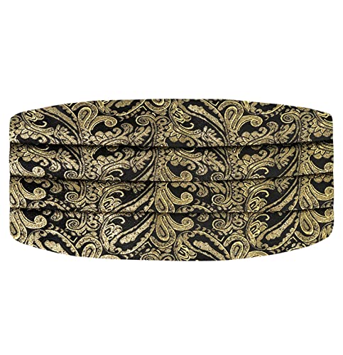 Image of Alizeal Mens Paisley Adjustable Bow Tie Set