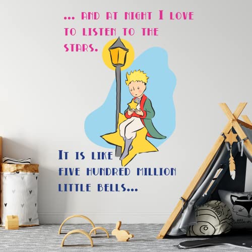 Vinilo decorativo The Little Prince 30x40 pulgadas miniatura 2