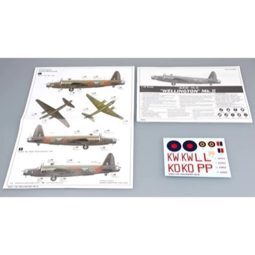 Amazon.com: Trumpeter 1:48 - Vickers Wellington Mk.III : Arts
