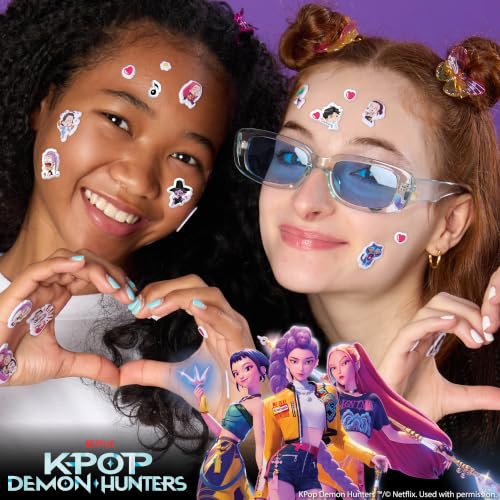 Image of Horizon Group USA Puffy Stickers, Kpop Demon Hunters, 46 Pieces