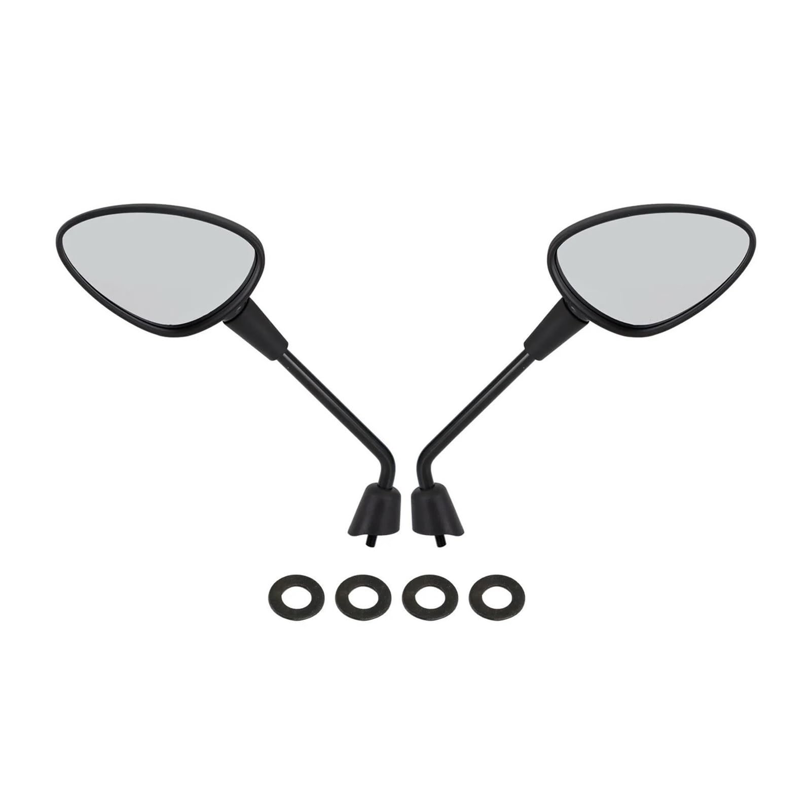 Rétroviseurs Gauche Et Droit Pour Vespa Pour Sprint 50, 125 Et 150 2014-2022- Références CM262001 Et CM262002(Black)