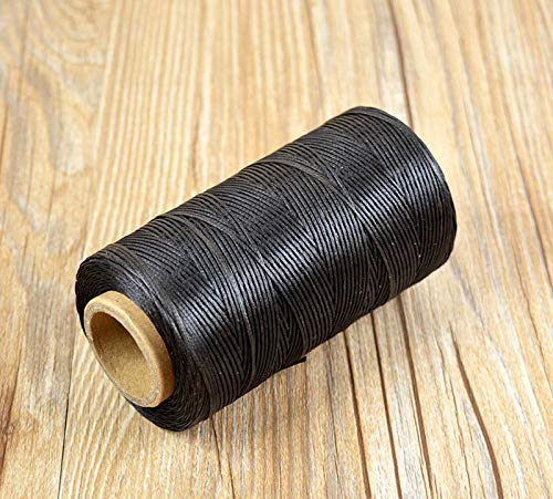 Hilo encerado para coser cuero 260 m gris miniatura 7
