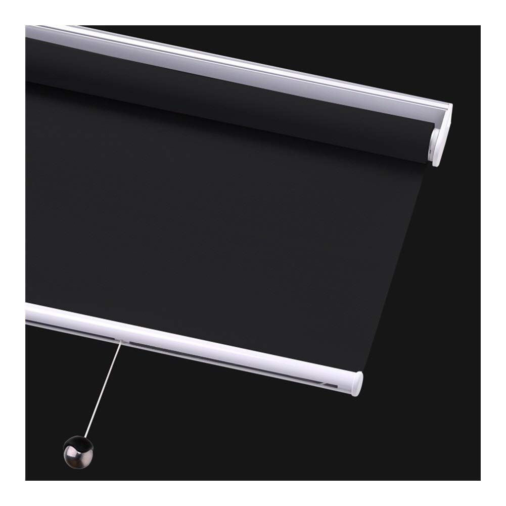 Persianas opacas automáticas personalizables (idioma español no garantizado), manual inalámbrico, para oficina, dormitorio, baño, 60 cm x 200 cm, control de luz perfecto