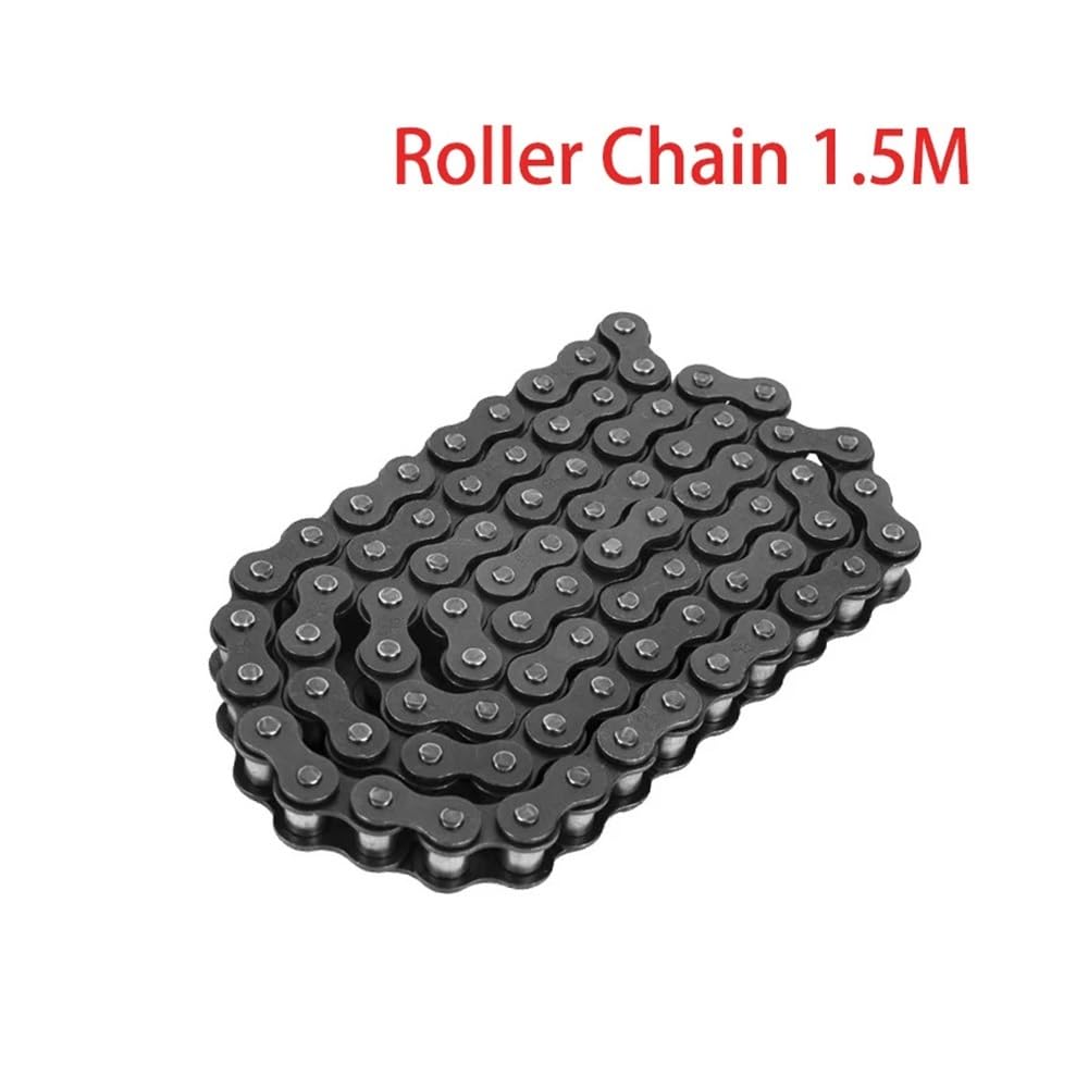 Chaîne à Rouleaux Industrielle 06B-1 Pas 9.525 Mm - Longueur 1.5 Mètres - Acier Au Carbone