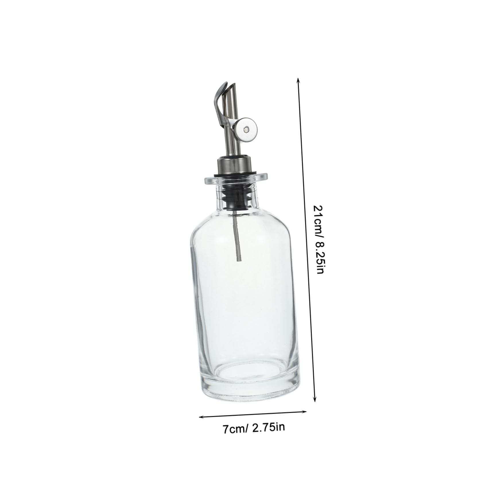Ciieeo 2Piezas Botella Aceite y Vinagre Apertura Automática Para Condimentos y Aderezos De Limpiar y Duradero Para Uso