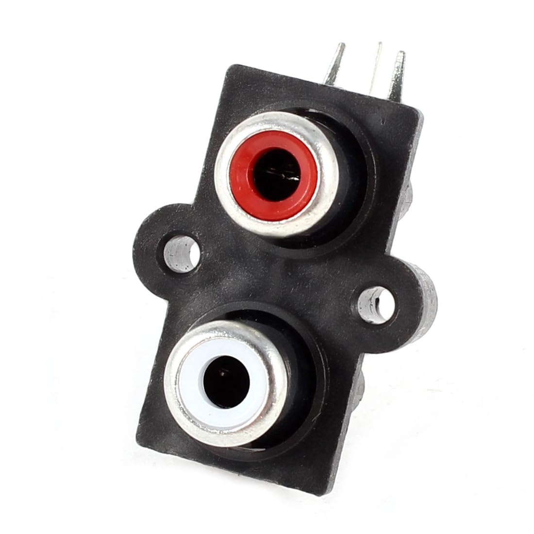 Sourcingmap® 2 x gniazdo cinch czerwone białe kątowe złącze wideo AV PCB Jack de
