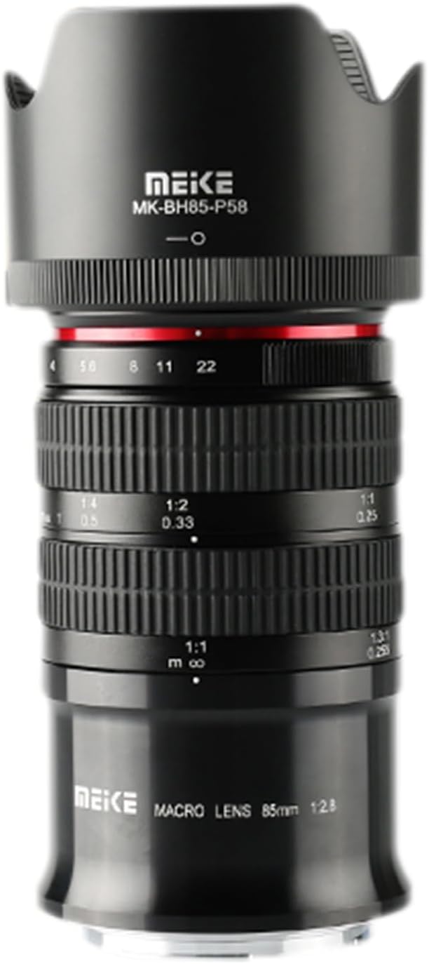Meike85mm F2.8 Manual Focus Macro Portrait Aspherical Medium Telephoto Lens Compatible with Canon RF-Mount Cameras R5 R6 R7 R10