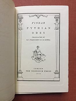 Hardcover Pythian Odes [Unqualified] Book