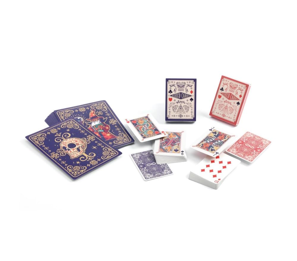 DJECO JUEGO DE MAGIA JUEGO DE CARTAS MAGIC CARTUM MAGUS 20 TRUCOS - JUEGO MULTICOLOR PARA NIÑOS EDAD 8+