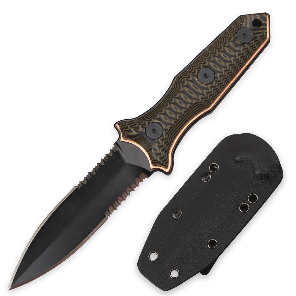 Generisch Feststehende Klinge D2-Stahl G10-Griff Full-Tang 21,2 cm