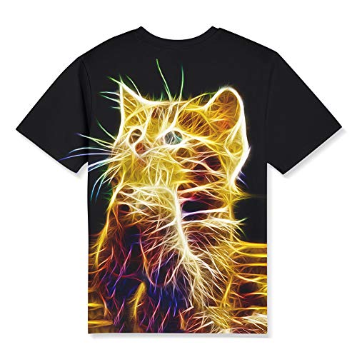 Image of Linnhoy Kids 3D Print Fashion Graphic T-Shirts for Boys Girls 6-16 Years