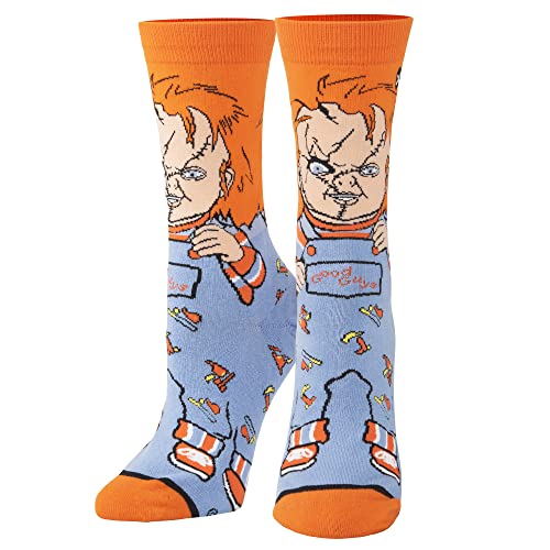 Odd Sox, Chucky Good Guy, calcetines divertidos para mujer, 5-10