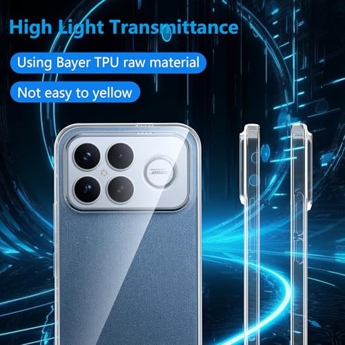 Image of for Xiaomi POCO F8 Ultra Screen Protector(1 pack) Tempered Glass flim with case,9H Hardness,Anti-Scratch, Case Friendly, Bubble Free,HD Clear