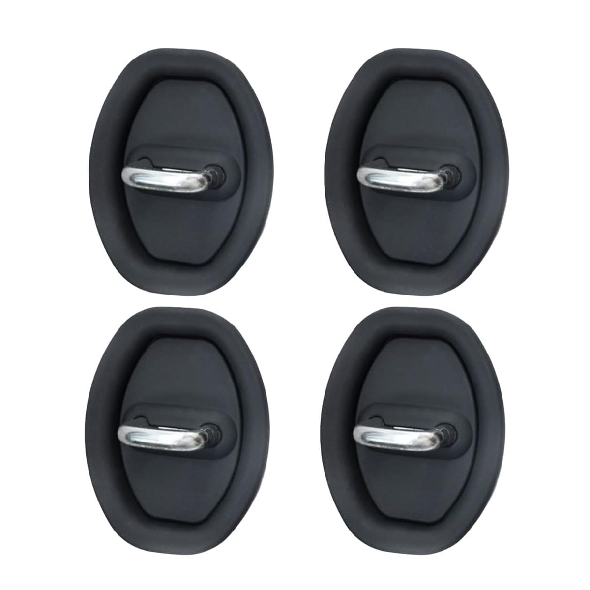 Latch Protector for Ford Ecosport 2018-2023, Door Lock Protective Covers for Cars Silicone Doors Locks Guard Stopper Set Accessories,Black
