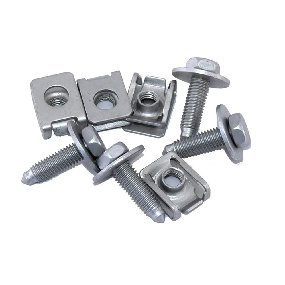 Derksawdp One Color Car Engine Splashguard Undertray Mount Bolt Nut Clip For W204 W221 W212 C-Class, E-Class, S-Class
