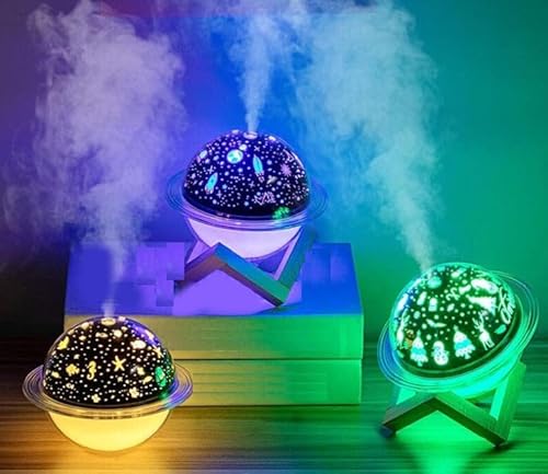 Diffusore Oli Essenziali Bambini Lampada Da Notte Umidificatore Per Camerette, modalità notturna e sonno per bambini – Modelli Casuali