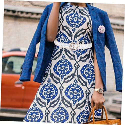 Pearl Design Adjustable Waist Belt for Women Elegant Rhinestone Decorative Dress Belt for Formal and Casual Occasions Accessory to Enhance Any Outfit4