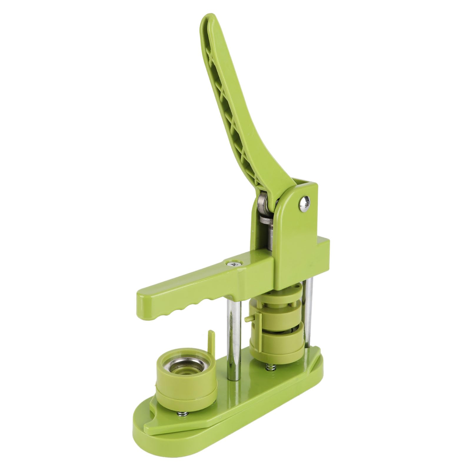 Macchina per Creare Bottoni, Kit Macchina per Creare Spilli in ABS con Parti da 100 Pezzi, Libro con Modelli, Taglierina di Carta, Impugnatura Ergonomica, per Lavoretti con Badge Fai da Te