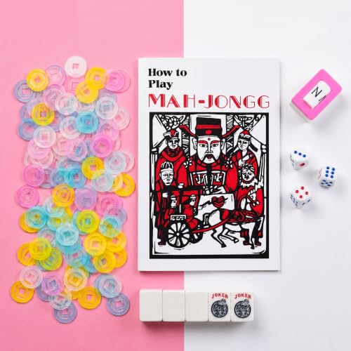 American Mahjong Set con bolsa y 166 fichas miniatura 4
