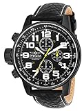 [インビクタ] 腕時計 3332 I-Force Chronograph Black Leather メンズ [並行輸入品]