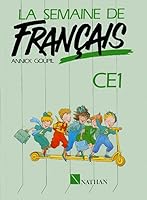 LA SEMAINE DE FRANCAIS CE1 ELEVE 2091514373 Book Cover