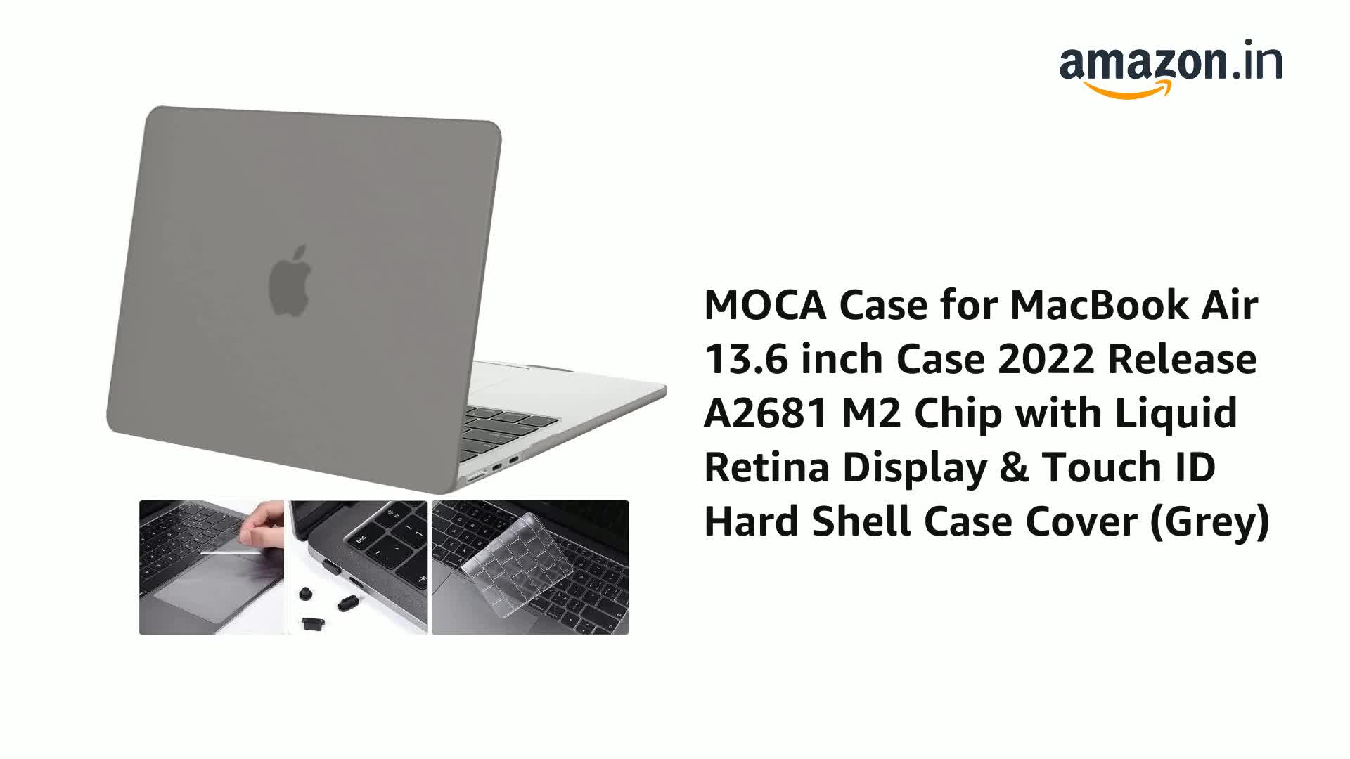 MOCA Case Compatible for New Apple MacBook Air 13 inch 2026 2025