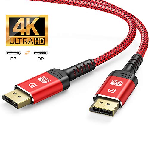 Cavo DisplayPort 1.2 Da 1 Metro - 4K@60Hz, 2K@165Hz | Connettori Oro 24K, Compatibile PC, Monitor E TV