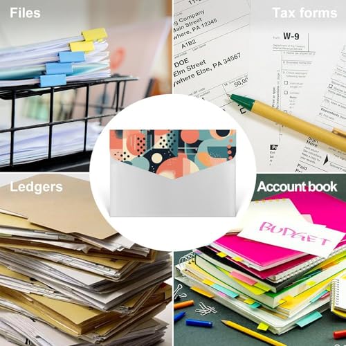 Rangement documents A4 trieur extensible 6 poches pour fournitures de bureau et factures