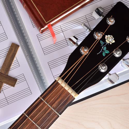 PLIGREAT 2 Pcs Guitar Head Stickers, Guitar Headstock Decals - Image 2