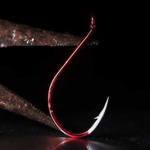 Miniatura 4 de BKK Hooks A-BP-2052 Pico de pulpo rojo (B-25) Tamaño 70# 25 Pack