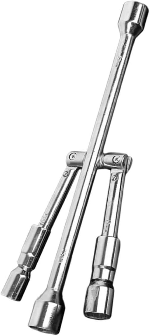 Cabilock Way Car Tire Wrench Compact Wheel Lug Nut Remover for Easy Repairs Durable Design Ergonomic Grip for Comfortable Use for Trucks Suvs and