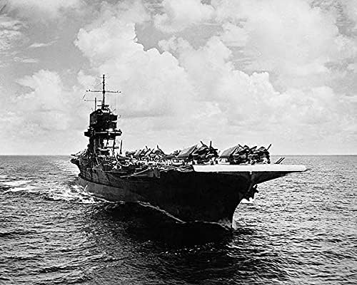 World War 2 Aircraft Carrier 11x14 Photograph Photo Print