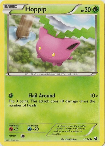 Pokemon - Hoppip (1) - BW - Dragons Exalted
