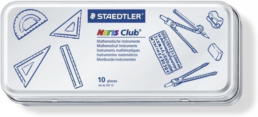 Staedtler Noris Club 550 01 Bussola Scolastica Con Set Di Ruote