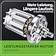40V Akku-Laubsauger/Laubbläser Greenworks mit bürstenlosem Motor GD40BVK2X, 370 km/h, 14.17 m³/min, 45l Fangsack, 3 Jahre Garantie und 5Ah Akku & Universal Ladegerät +Bonus 4Ah batterie
