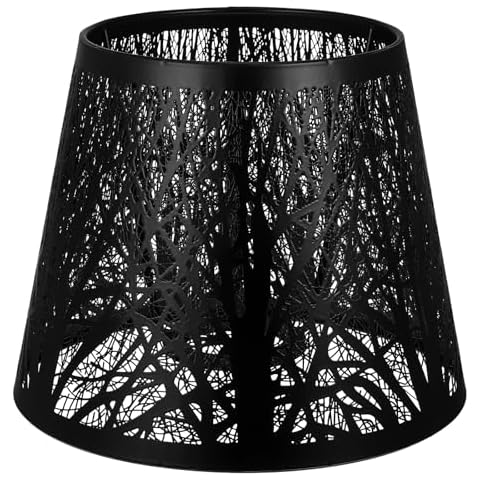 Uonlytech Vintage Industrial Clip-on Lamp Shade Cover