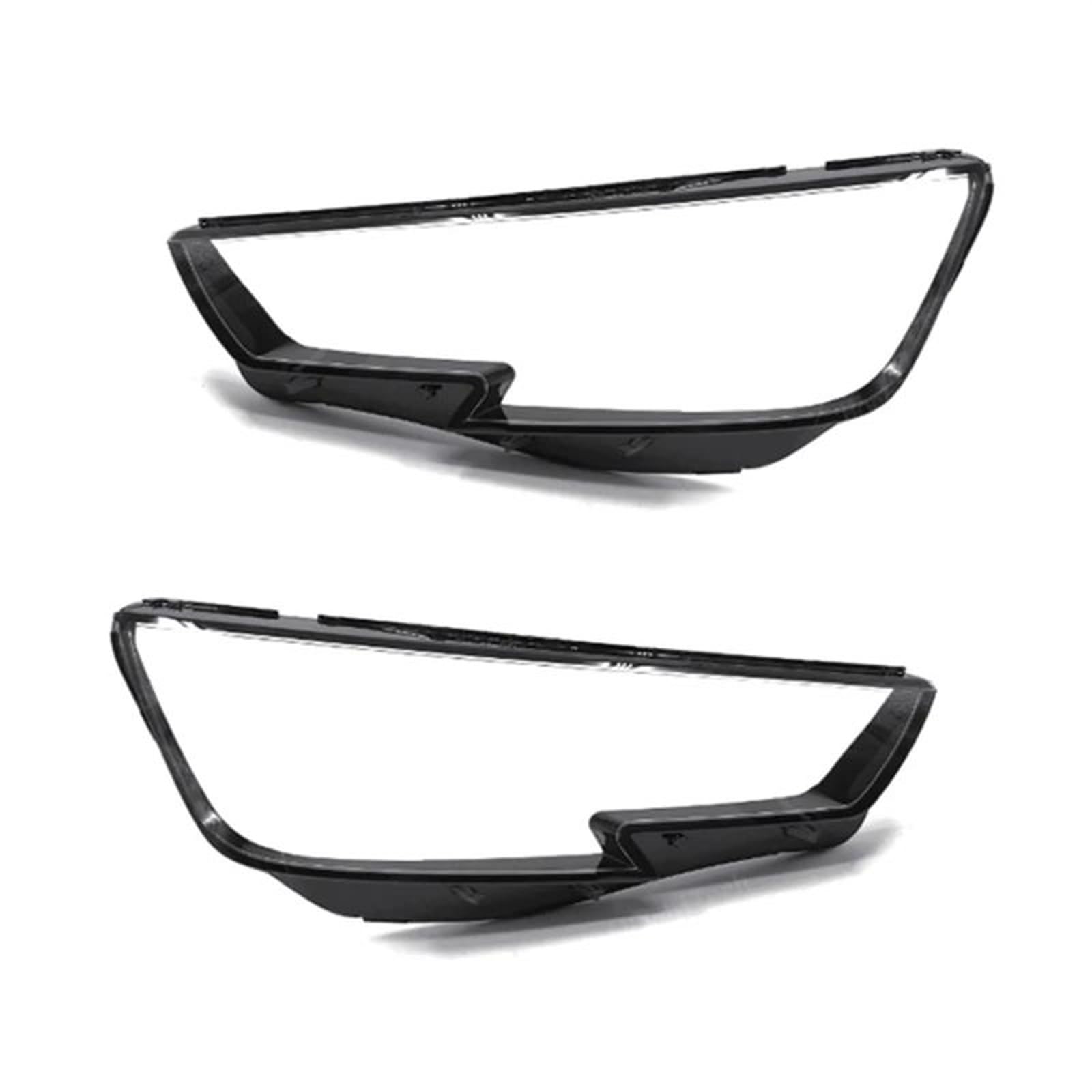 Conjunto Faros Cubierta De Faros De Coche para A&UDI A4 B9 2015-2019 8W0941043 8W0941044 Carcasa De Cristal Transparente(1pc Left Side)