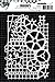 Produktbild Carabelle Studio A6 Mask Stencil - Wefts & Gears, Plastic, White transparent, 10 x 14 x 0.5 cm