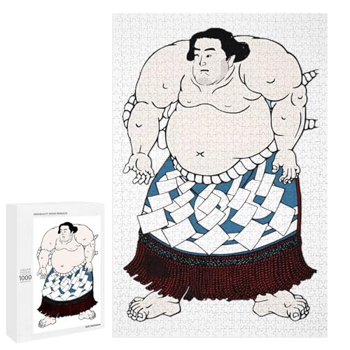 雲龍久吉 横綱 大相撲 浮世絵 幕末四強 木製ジグソーパズル DIY ジグソーパズル 知育玩具 子供/大人向け 親子ゲーム 贈り物 壁飾り 1000 PCS