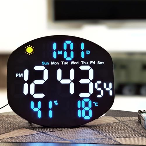 Horloge murale numérique LED pour optimiser le confort de votre bureau à la maison