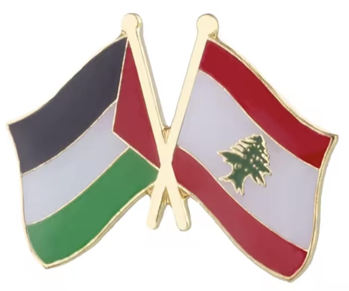 Ppmter Libanese vlag reverspeld wapen van Libanon nationaal embleem broche pin badge souvenirs geschenken Ppmter Libanese vlag reverspeld wapen van Libanon nationaal embleem broche pin badge souvenirs geschenken