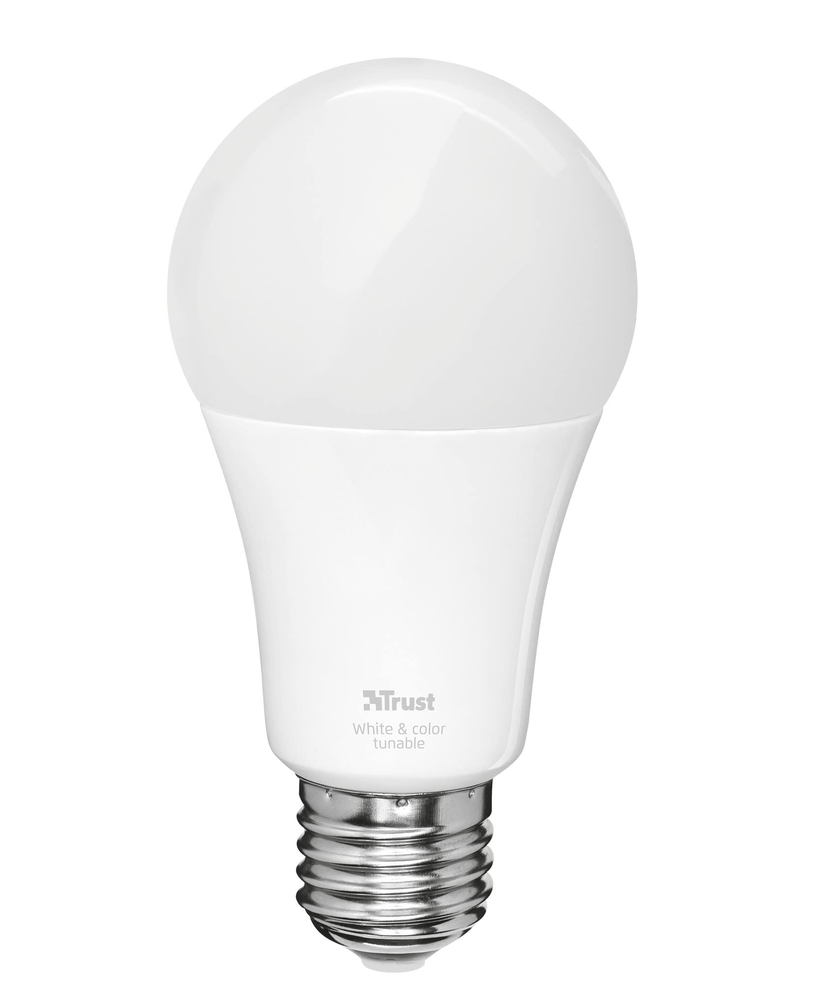 Trust Smart Home Zigbee E27 Color & White LED Lampe ZLED-RGB9 (kompatibel mit Philips Hue*, dimmbar, bis zu 16 Millionen Farben, steuerbar via App) [Energieklasse A+]