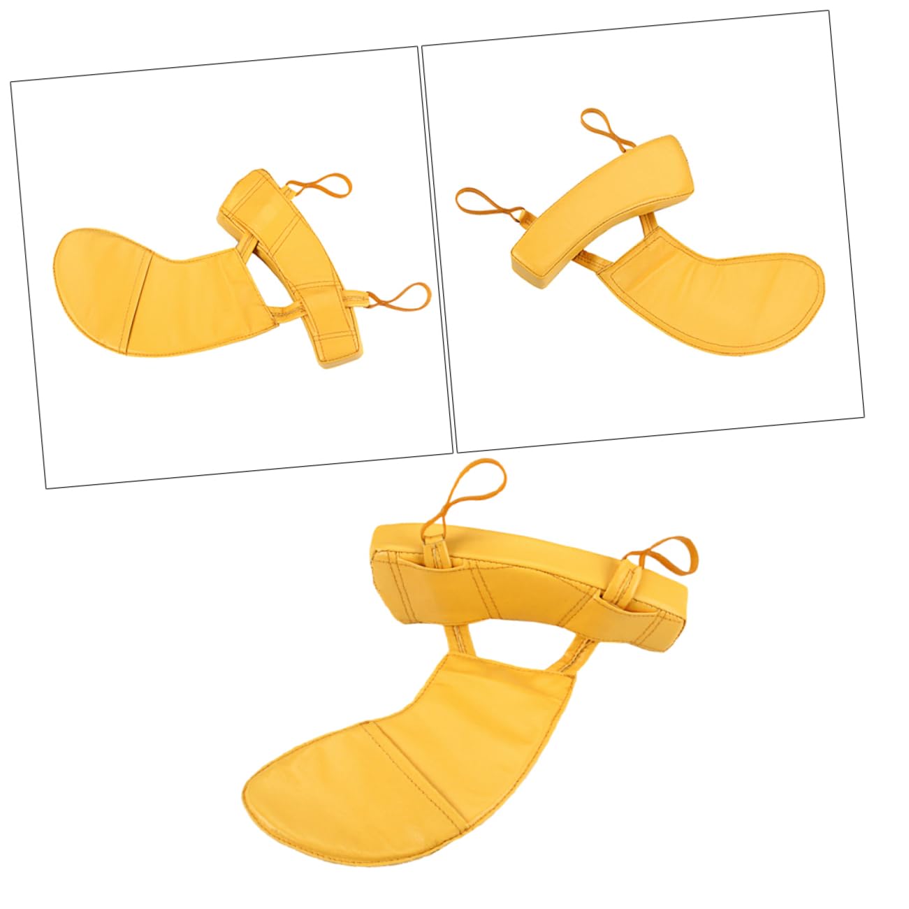 Almohadilla de Violín B499 1/4-1/2 de Piel de Oveja | Color Amarillo, Diseño Ergonómico, Acabado Costura Manual y Control Múltiple
