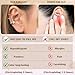 FUNRUN JEWELRY Ear Cuff Earrings for Women Non Piercing 4Pcs Silver Ear Cuffs Non Pierced Adjustable Fake Earrings