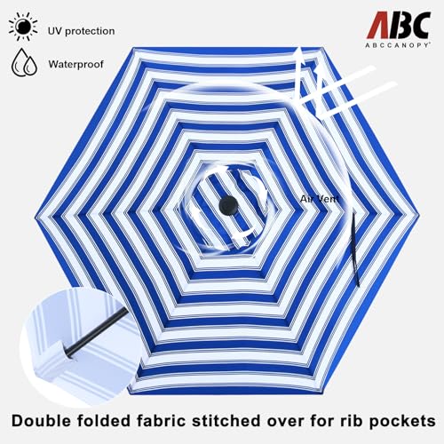 Image of ABCCANOPY 7.5FT Patio Umbrella Outdoor 6 RibsTable Umbrella