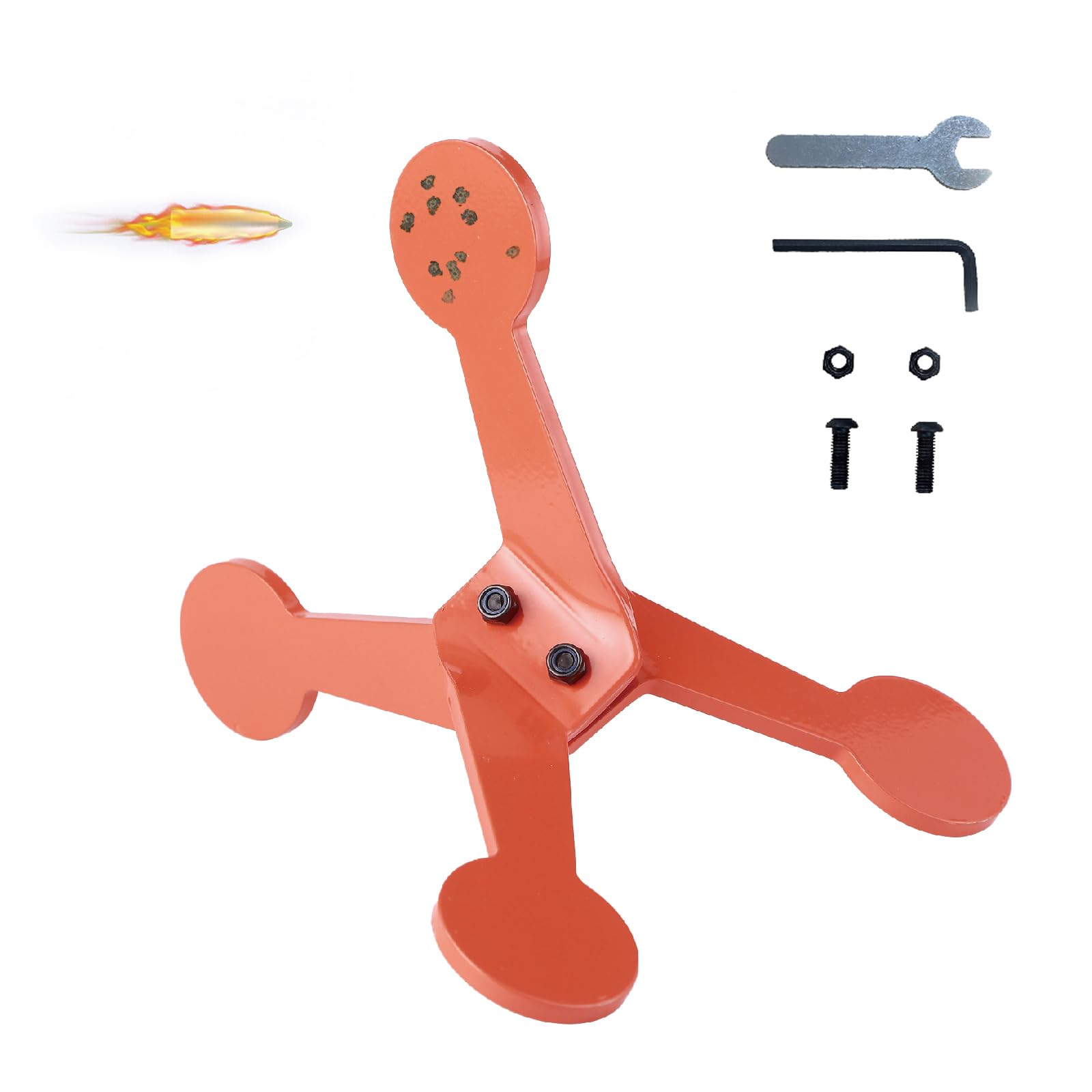 Walking Target for Shooting Outdoor,Auto Reset Metal Target,Airsoft Steel Targets for BB Gun Shooting,Suitable for Small Caliber Pistols