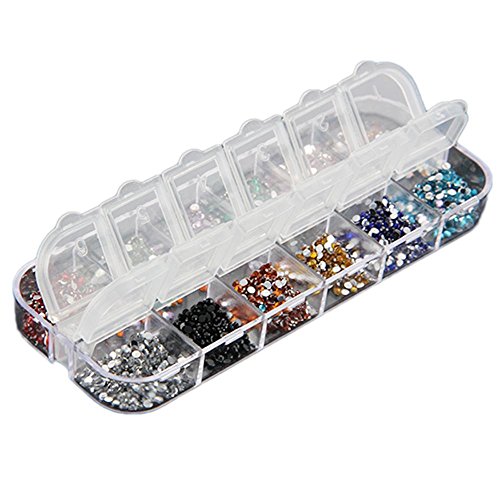 FitTek 3000 Brillantini Strass Adesivi Glitter