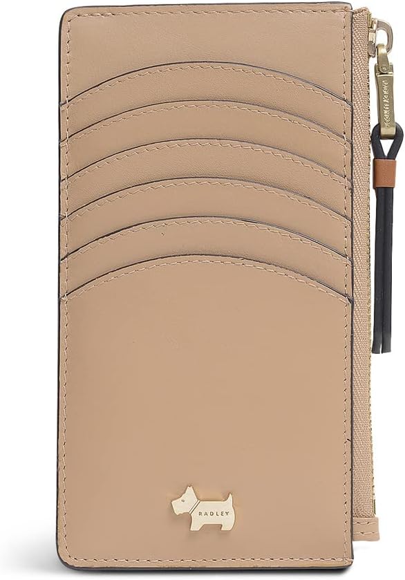 Radley London Fortune Street Medium Leather ZipTop Coin Purse in Natural BigaMart
