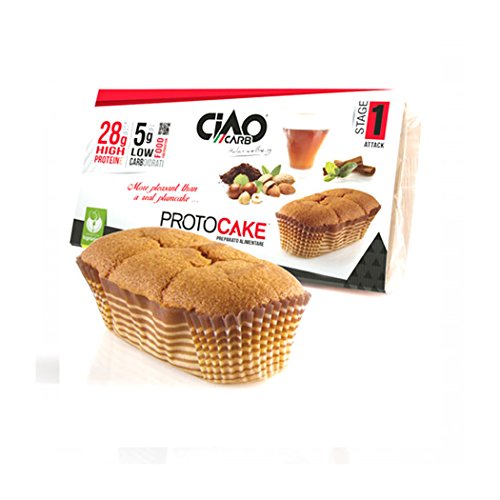Bizcocho CiaoCarb Protocake Fase 1 Naranja 180 g